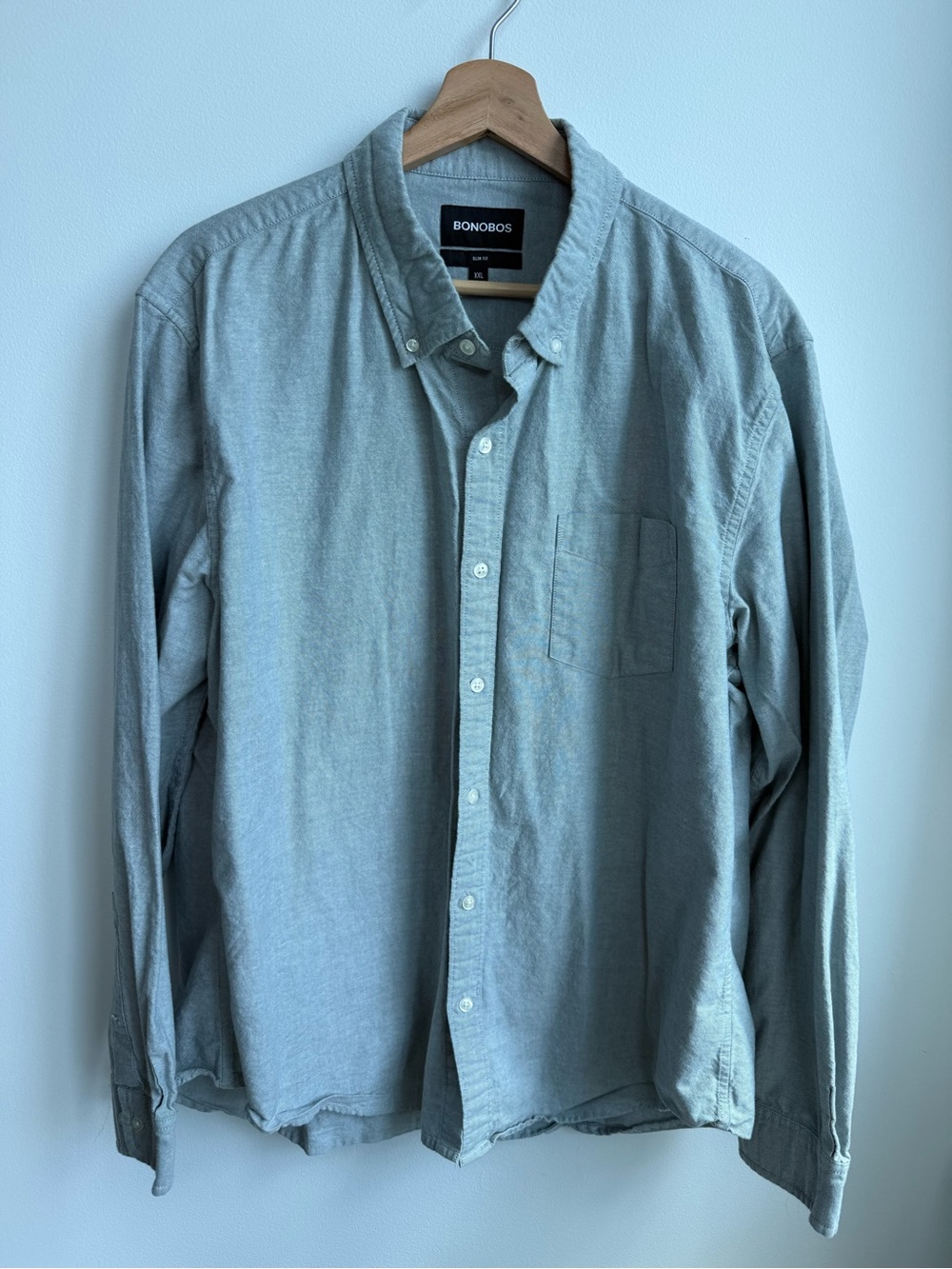 Bonobos Men's Button-Down Shirt in Pale Blue-Grey